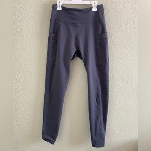 Grey Baleaf Leggings Fleece Lined Size Small